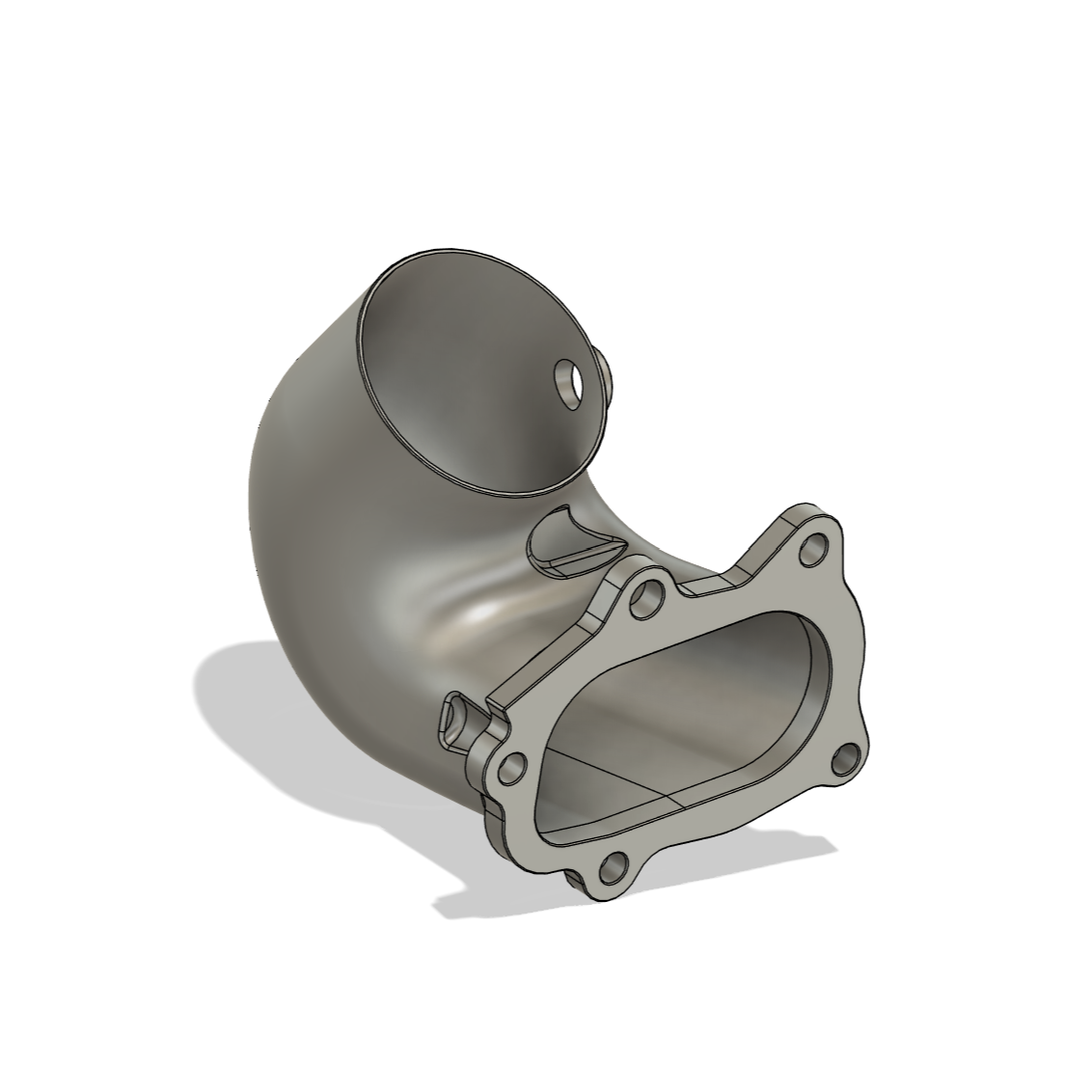 Subaru Impreza WRX STI Legacy Forester Stainless Steel 3D Metal Printed Down Pipe Dump Pump Exhaust Bellmouth Divided Un-Divided Divorced 3.0" 3.5" Twin Scroll Turbo Hyrbid VF36 VF37 VF42 VF49 VF53 IHI Blouch Garrett Kinugawa RCM Forced Performance FP Green Red Black Blue EJ20 EJ25 Hood Exit Bonnet Stack