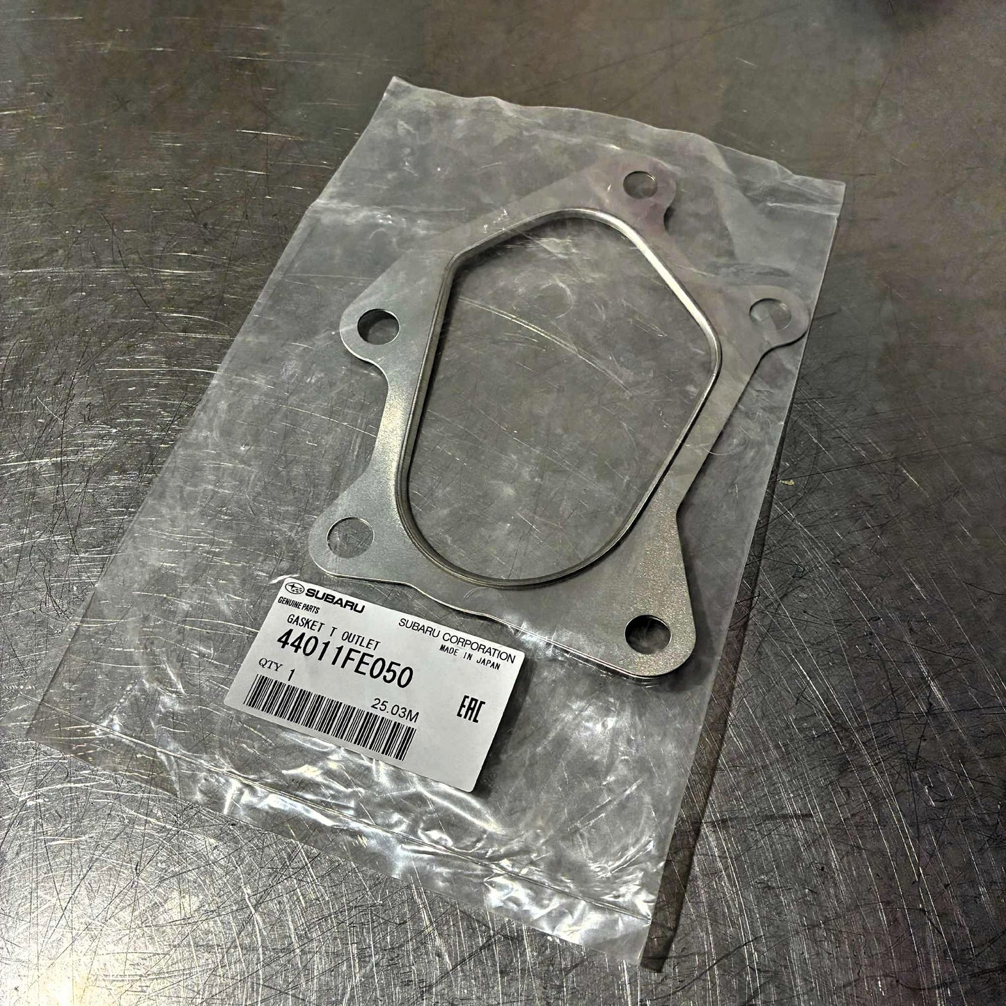44011FE050, Subaru Genuine OEM Twinscroll Turbo Outlet Downpipe gasket for the VF36, VF37, VF42, VF49, VF53
