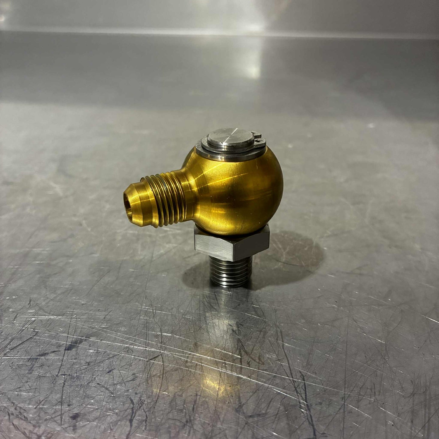 Subaru WRX STI Impreza Legacy Forester Outback WRC Power Steering High Pressure Pump Feed Fitting -6AN Swivel Banjo 360 Degree