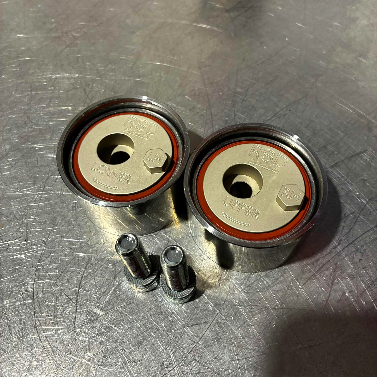RSD EJ20/EJ25 Adjustable Eccentric Timing Belt Idlers, Dual Bearing