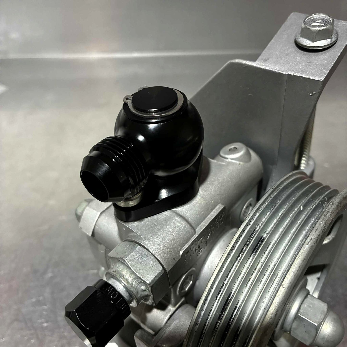 RSD Subaru GC8 (92-00) Two Bolt High Flow Power Steering Pump -10AN Swivel Banjo Feed