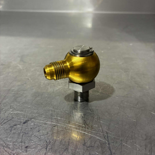 Subaru WRX STI Impreza Legacy Forester Outback WRC Power Steering High Pressure Pump Feed Fitting -6AN Swivel Banjo 360 Degree