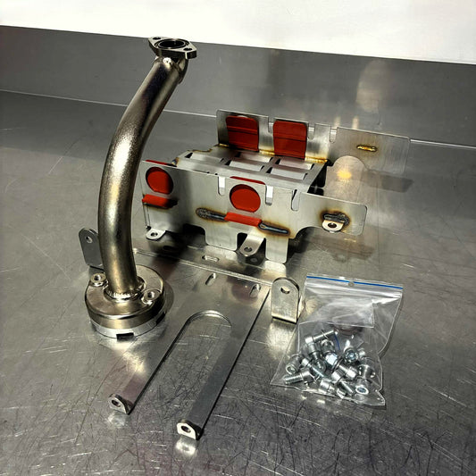 Our high flow motorsport oil pickup for the Subaru EJ Engine to suit the EJ25 Or EJ20 Twinscroll Oil Pan Sump. Anti Surge Windage Tray for the Subaru EJ20/EJ25 engine which helps with more baffling and crankcase ventilation.